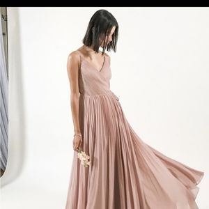 Jenny Yoo Size 4 Whipped Apricot Kimi Dress